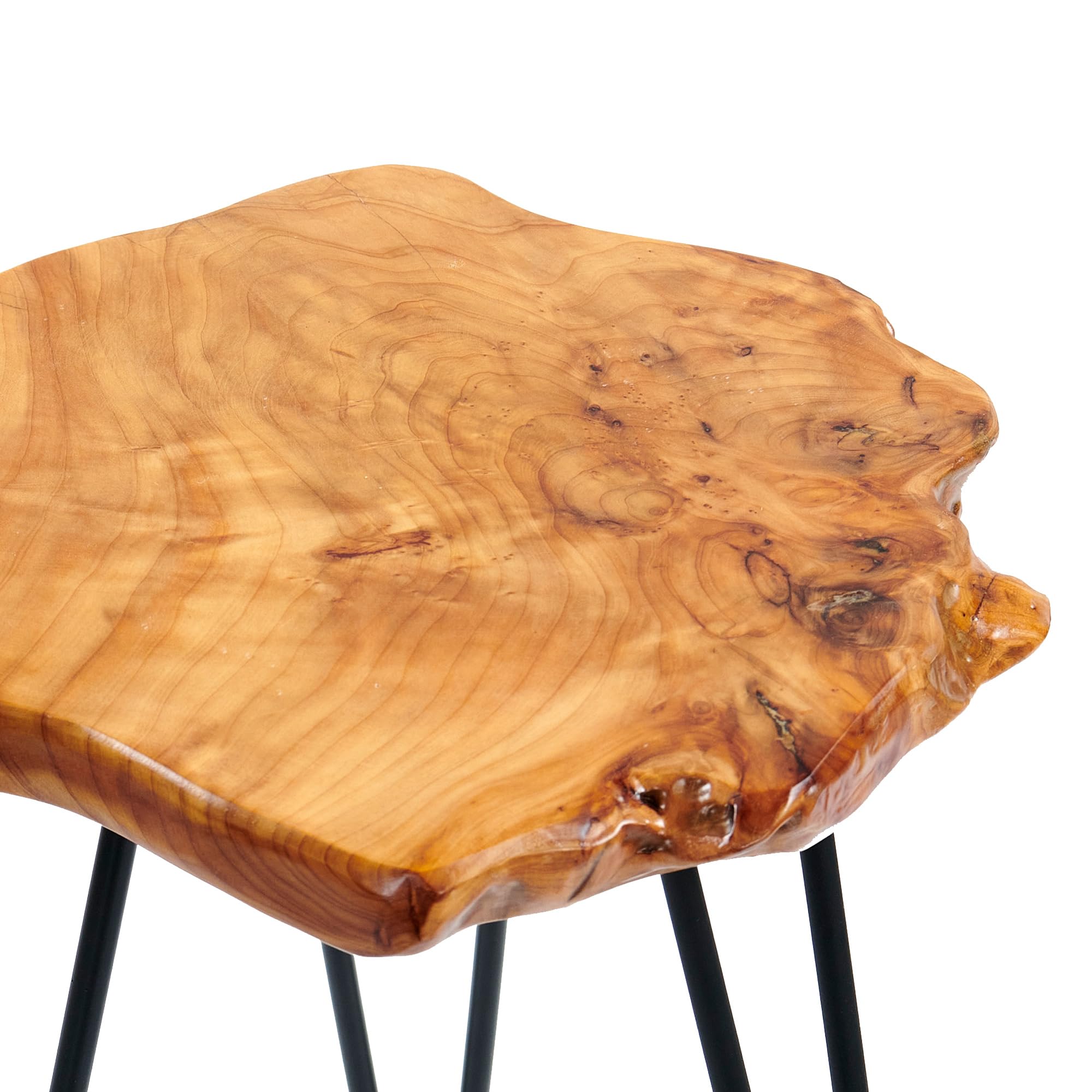 Amazon.com: Warmaxx Natural Cedar Live Edge Side Table 18